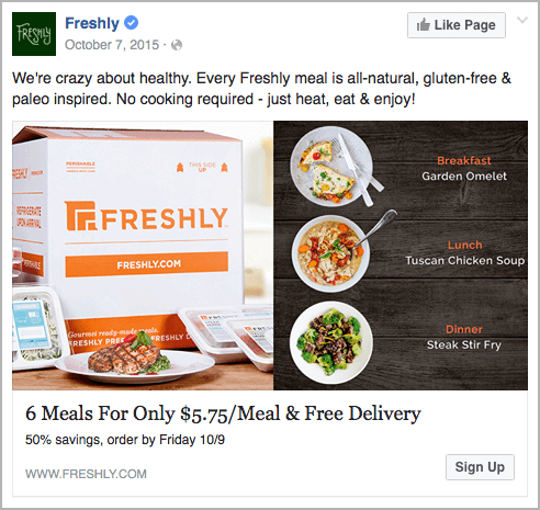 Freshly - best facebook ads