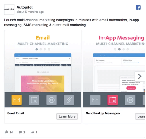 Autopilot - best facebook ads