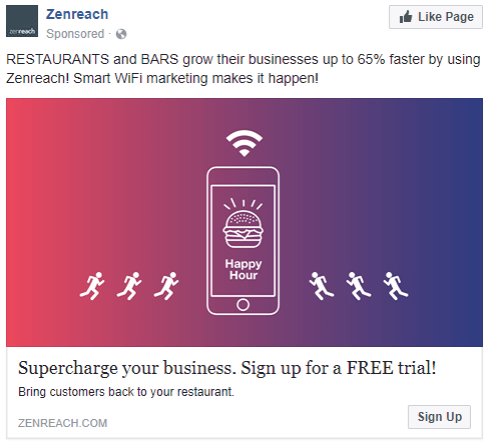 Zenreach - best facebook ads